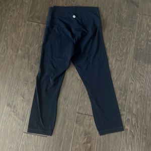Lululemon Align Crop leggings size 6, dark blue